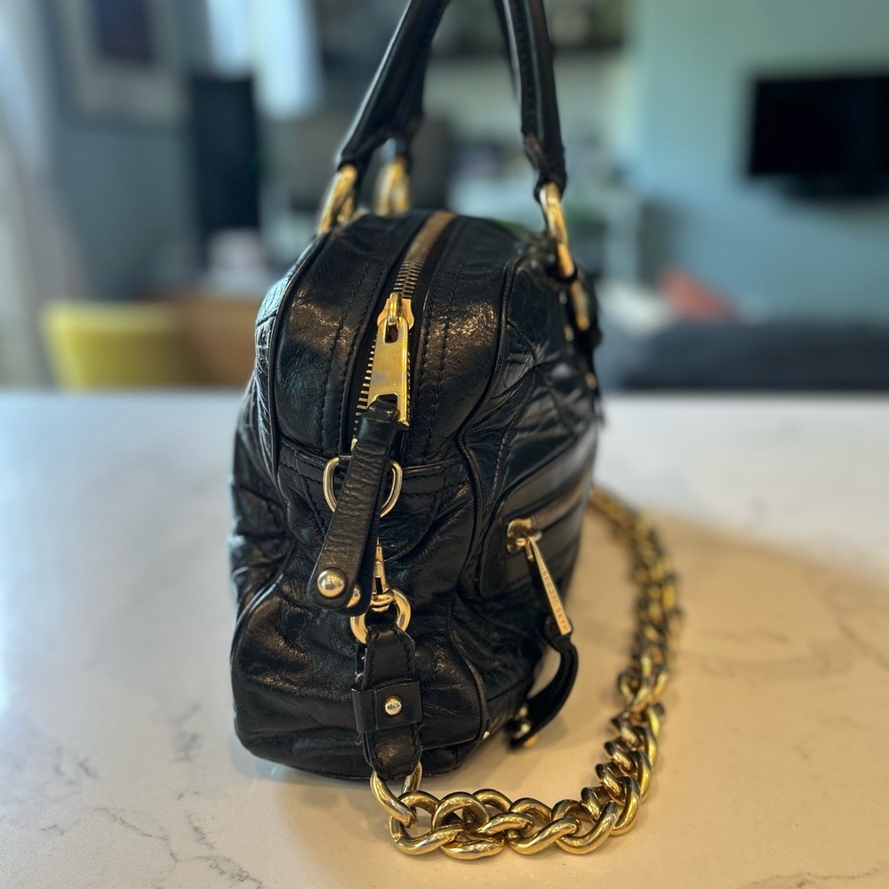 Marc Jacobs, Black Leather Bag - Picture 3 of 9